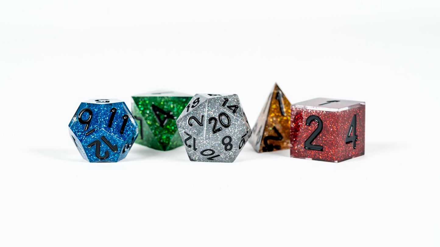 D&D 50th Anniversary Retro Holmes Replica and Modern Dice Set