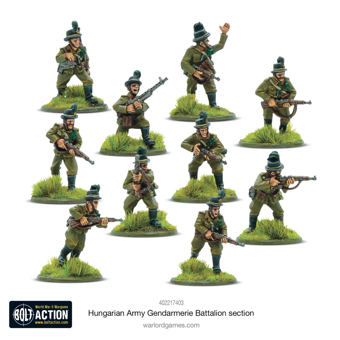 Bolt Action: Hungarian Army, Gendarmerie Battalion Section