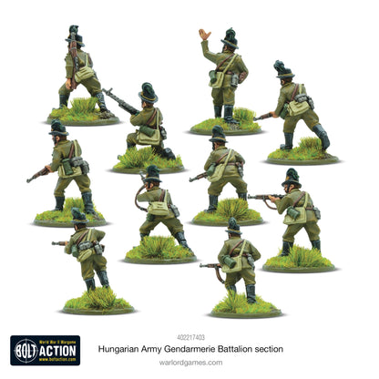 Bolt Action: Hungarian Army, Gendarmerie Battalion Section