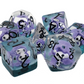 7 Piece DnD RPG Dice Set: Infused - Ghost Purple