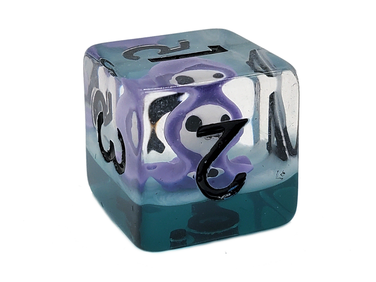 7 Piece DnD RPG Dice Set: Infused - Ghost Purple