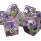 7 Piece DnD RPG Dice Set: Infused - Green Goblin