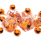 7 Piece DnD RPG Dice Set: Infused - Jack-O-Lantern