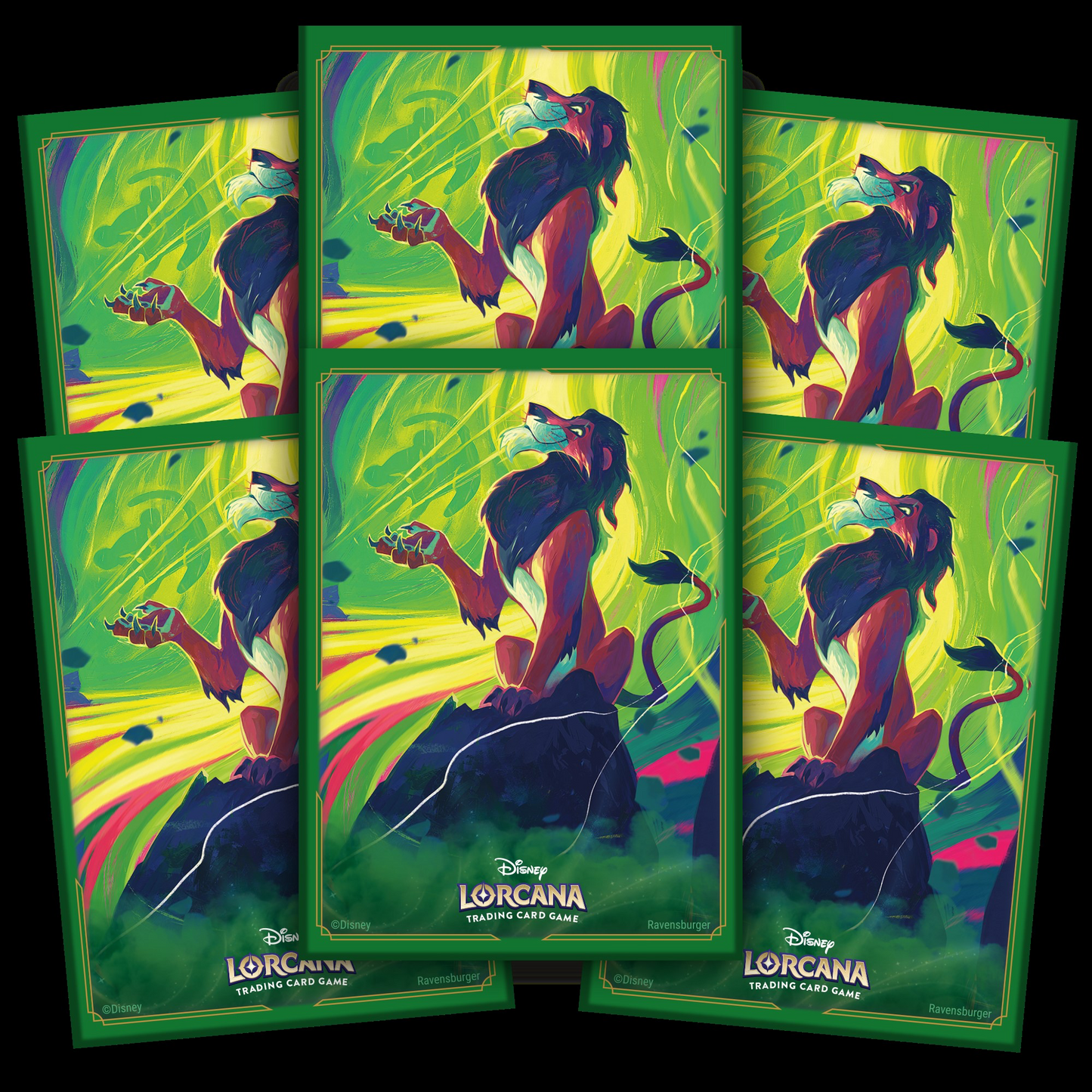 Disney Lorcana TCG: Azurite Sea - Card Sleeves, Scar