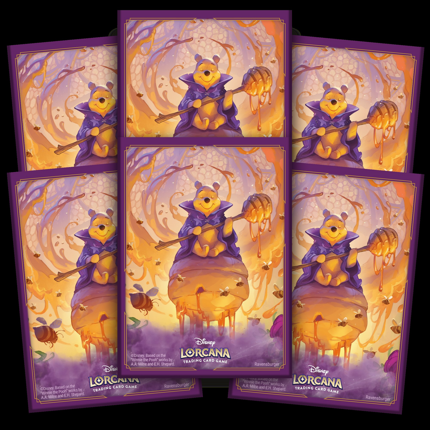 Disney Lorcana TCG: Azurite Sea - Card Sleeves, Winnie the Pooh