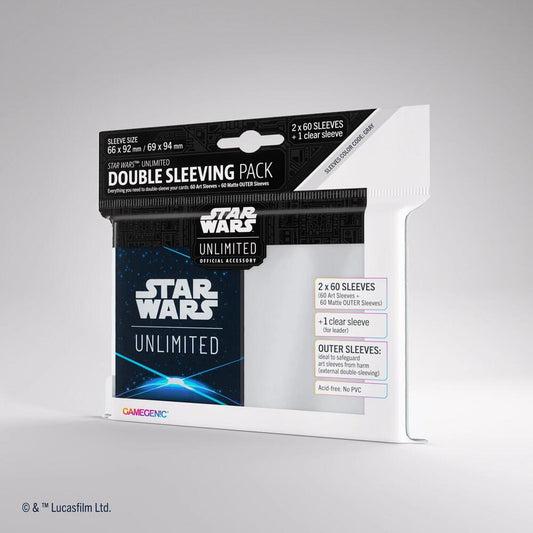 Star Wars Unlimited - Art Sleeves Double Sleeving Pack: Card Back Blue