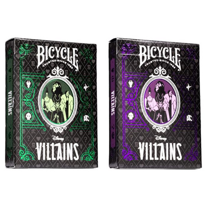Playing Cards: Bicycle: Villians Green/Purple Mix