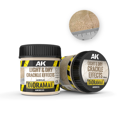 AK-Interactive: Light & Dry Crackle Effects 100ML