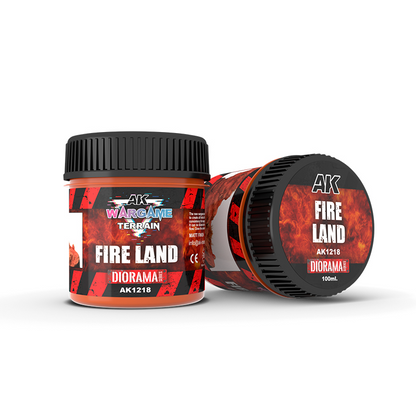 AK Interactive - FIRE LAND – WARGAME TERRAINS – 100ML