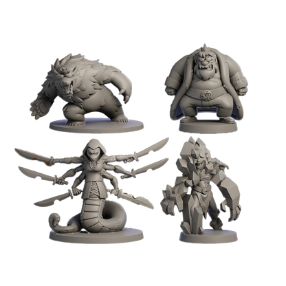 Fool’s Gold: Into the Bellowing Wilds, Villians Miniatures