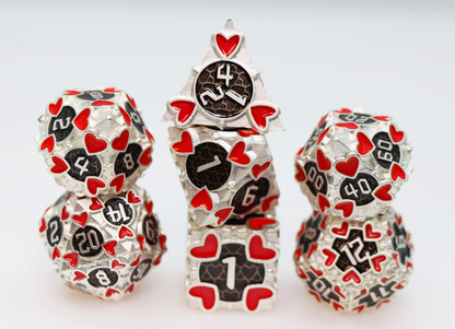 Foam Brain - Erotes' Arrow: Anteros - Metal RPG Dice Set