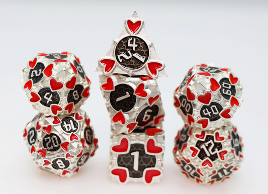 Foam Brain - Erotes' Arrow: Anteros - Metal RPG Dice Set