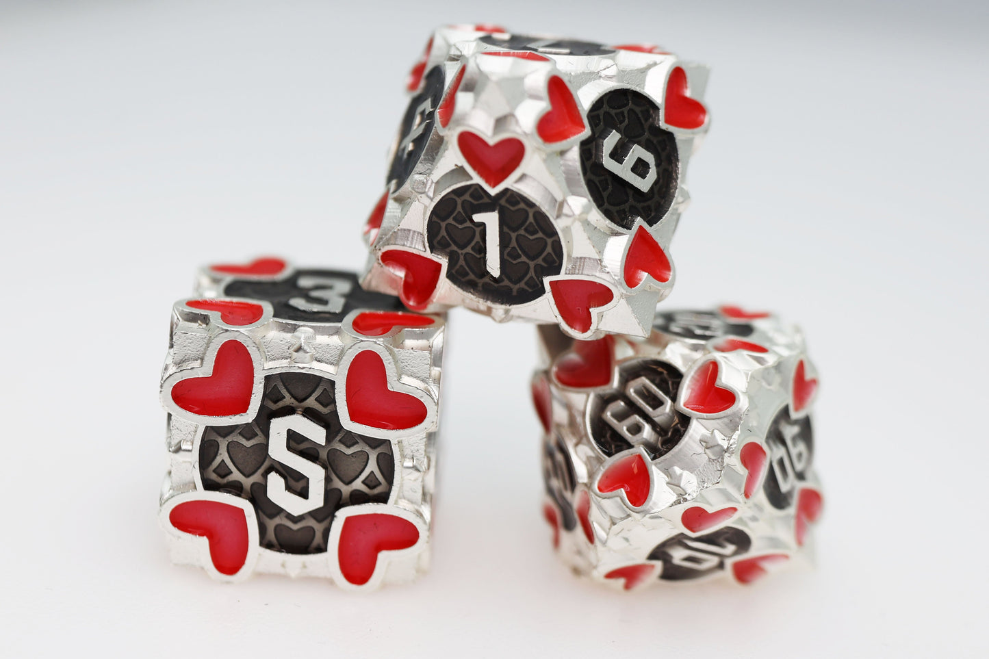 Foam Brain - Erotes' Arrow: Anteros - Metal RPG Dice Set