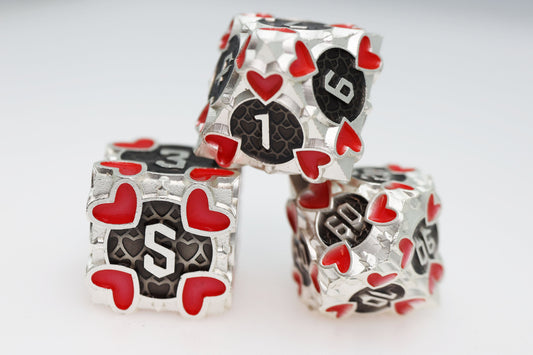 Foam Brain - Erotes' Arrow: Anteros - Metal RPG Dice Set