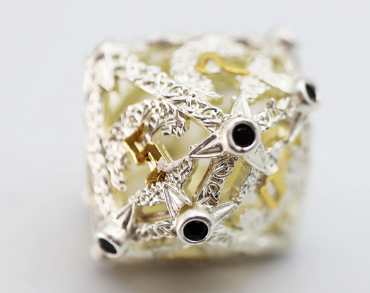 Foam Brain - Trees of Virtue: Tree of Mercy - Hollow Metal RPG Dice Set