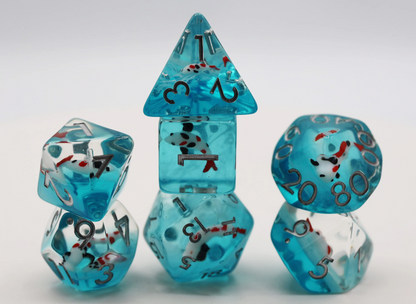 Foam Brain - Water Garden Koi RPG Dice Set