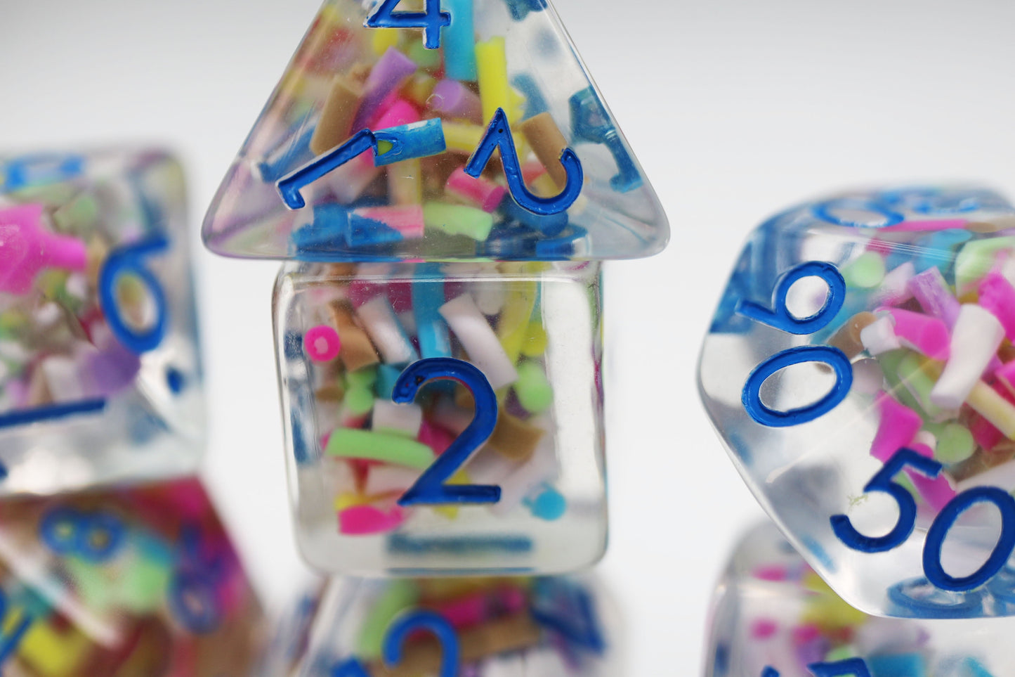 Foam Brain - Ice Cream Sprinkles RPG Dice Set
