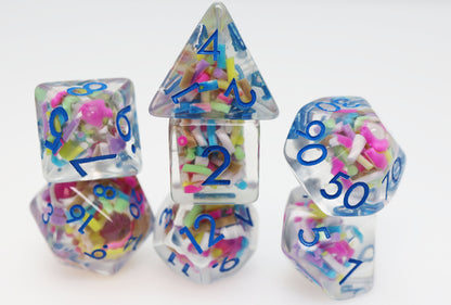 Foam Brain - Ice Cream Sprinkles RPG Dice Set