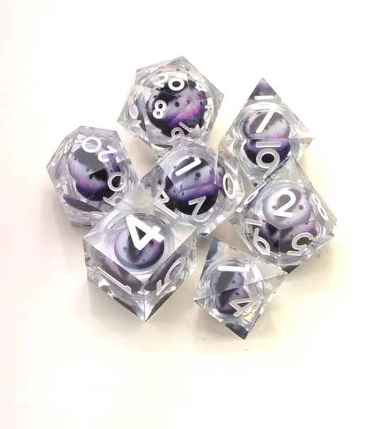 Foam Brain - Sharp Edge Moving Eye RPG Dice Set : Medusa's Gaze