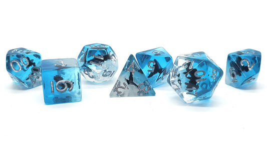7 Piece DnD RPG Dice Set: Animal Kingdom - Bird of Prey