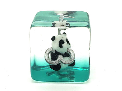 7 Piece DnD RPG Dice Set: Animal Kingdom - Panda Party