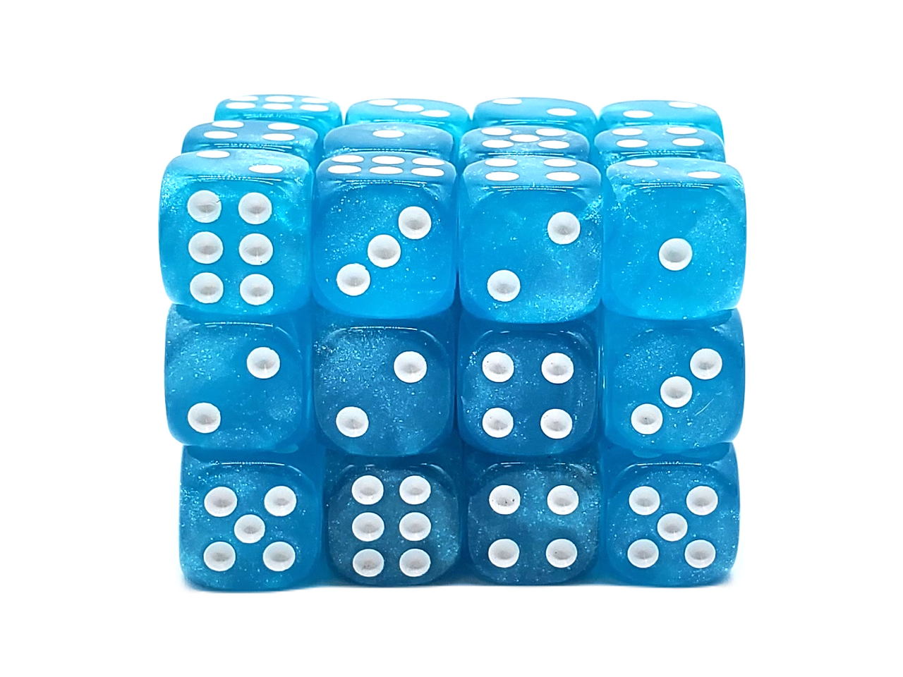 Old School 36ct 12mm D6 Dice Set: Galaxy - Arctic Shimmer