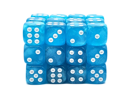 Old School 36ct 12mm D6 Dice Set: Galaxy - Arctic Shimmer