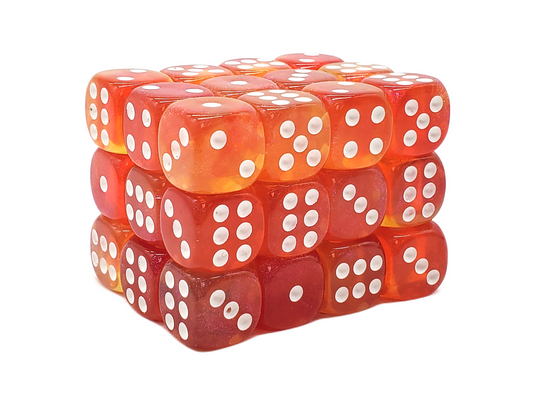 Old School 36ct 12mm D6 Dice Set: Galaxy - Exploding Sun