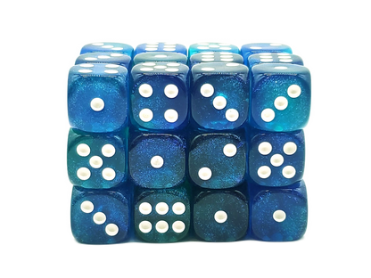 Old School 36ct 12mm D6 Dice Set: Galaxy - Blue Void