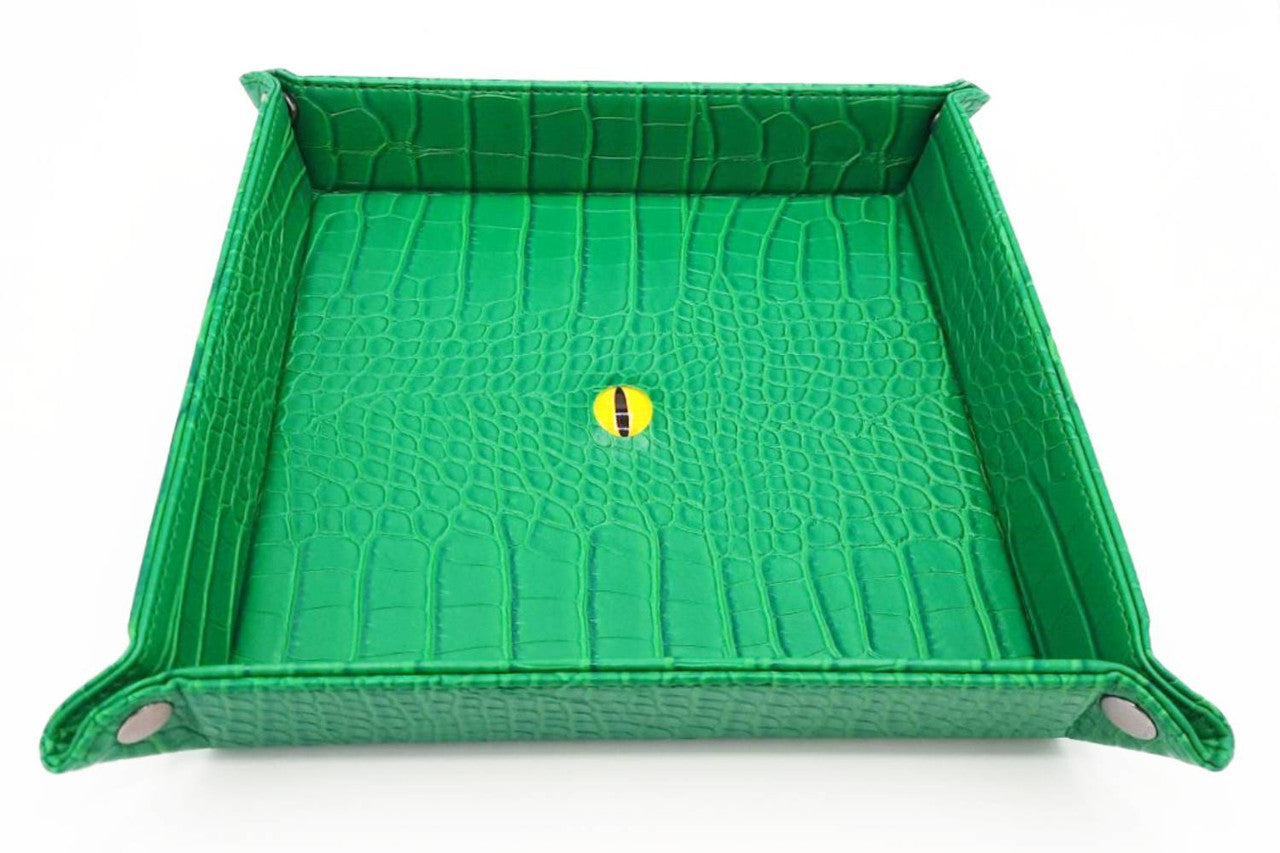Old School RPG Dragon Eye Rolling Tray - Green Dragon