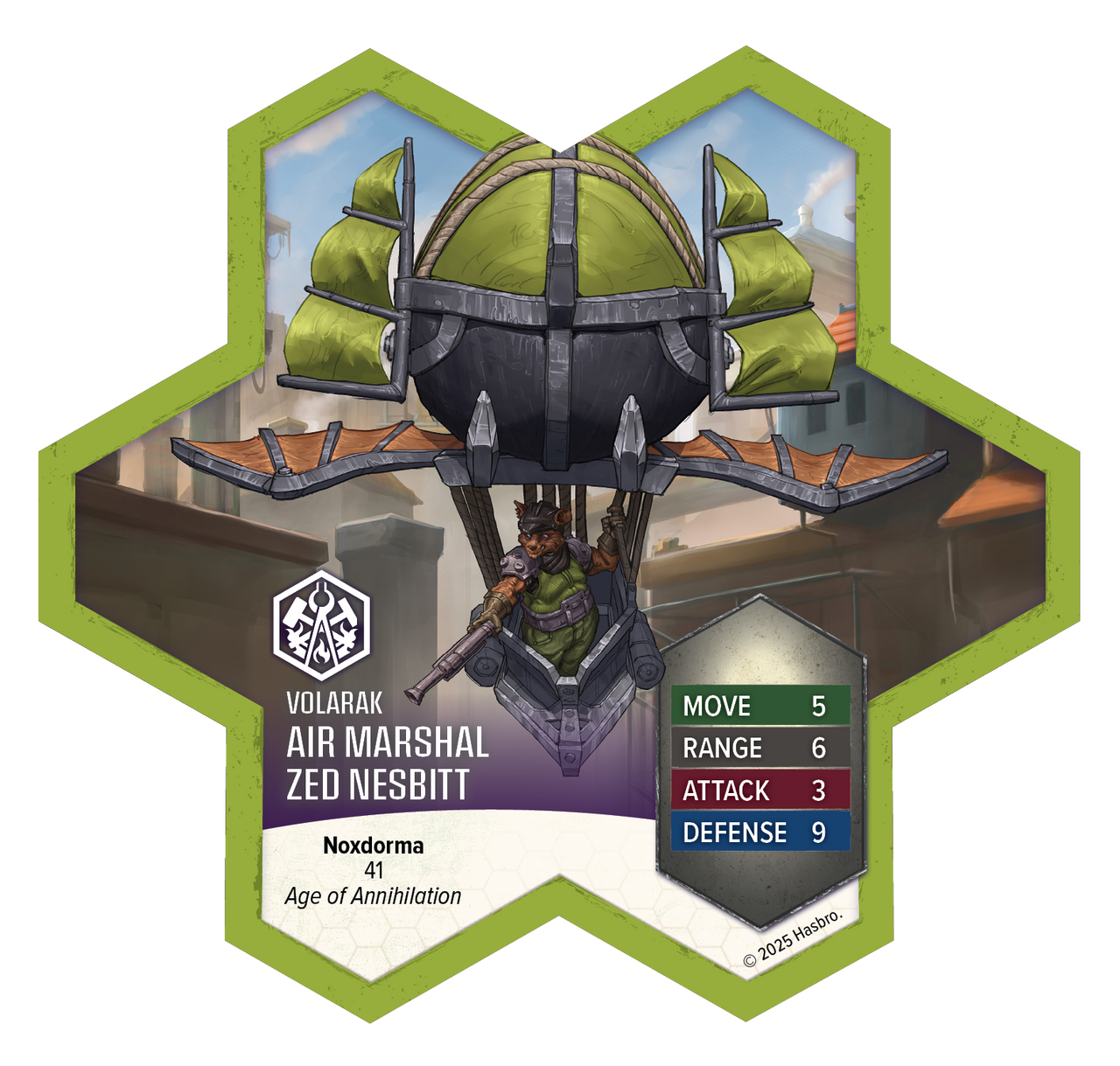 Heroscape: Air Marshal Zed Nesbitt Army Expansion