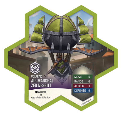 Heroscape: Air Marshal Zed Nesbitt Army Expansion