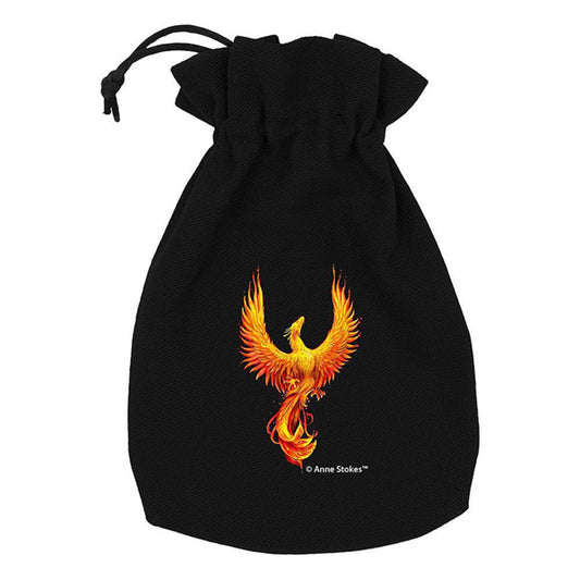 Dice Pouch: Anne Stokes Phoenix