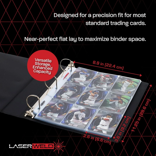 BCW - LaserWeld 9-Pocket Page (100 CT. Pack)