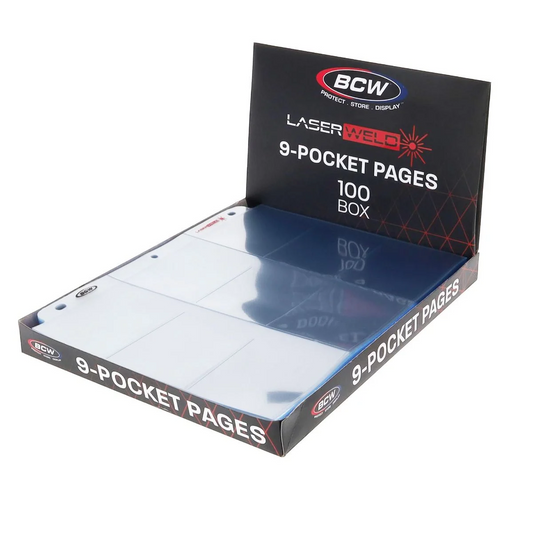 BCW - LaserWeld 9-Pocket Page (100 CT. Pack)