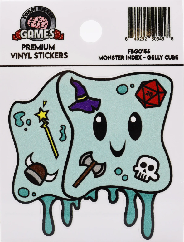 Monster Index Sticker: Gelly Cube