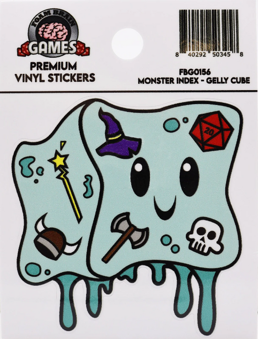 Monster Index Sticker: Gelly Cube