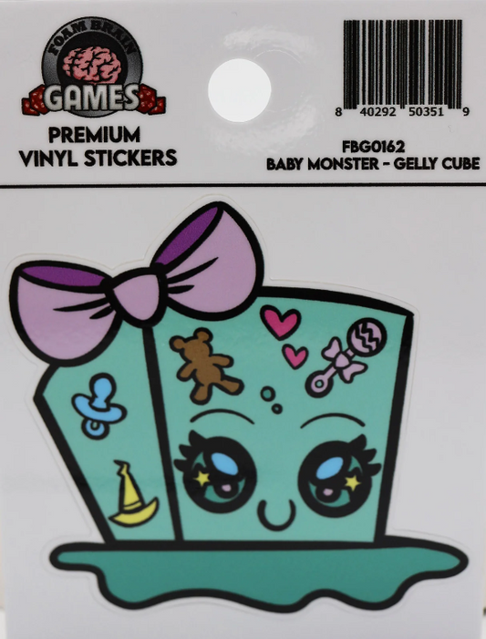Baby Monster Sticker: Gelly Cube