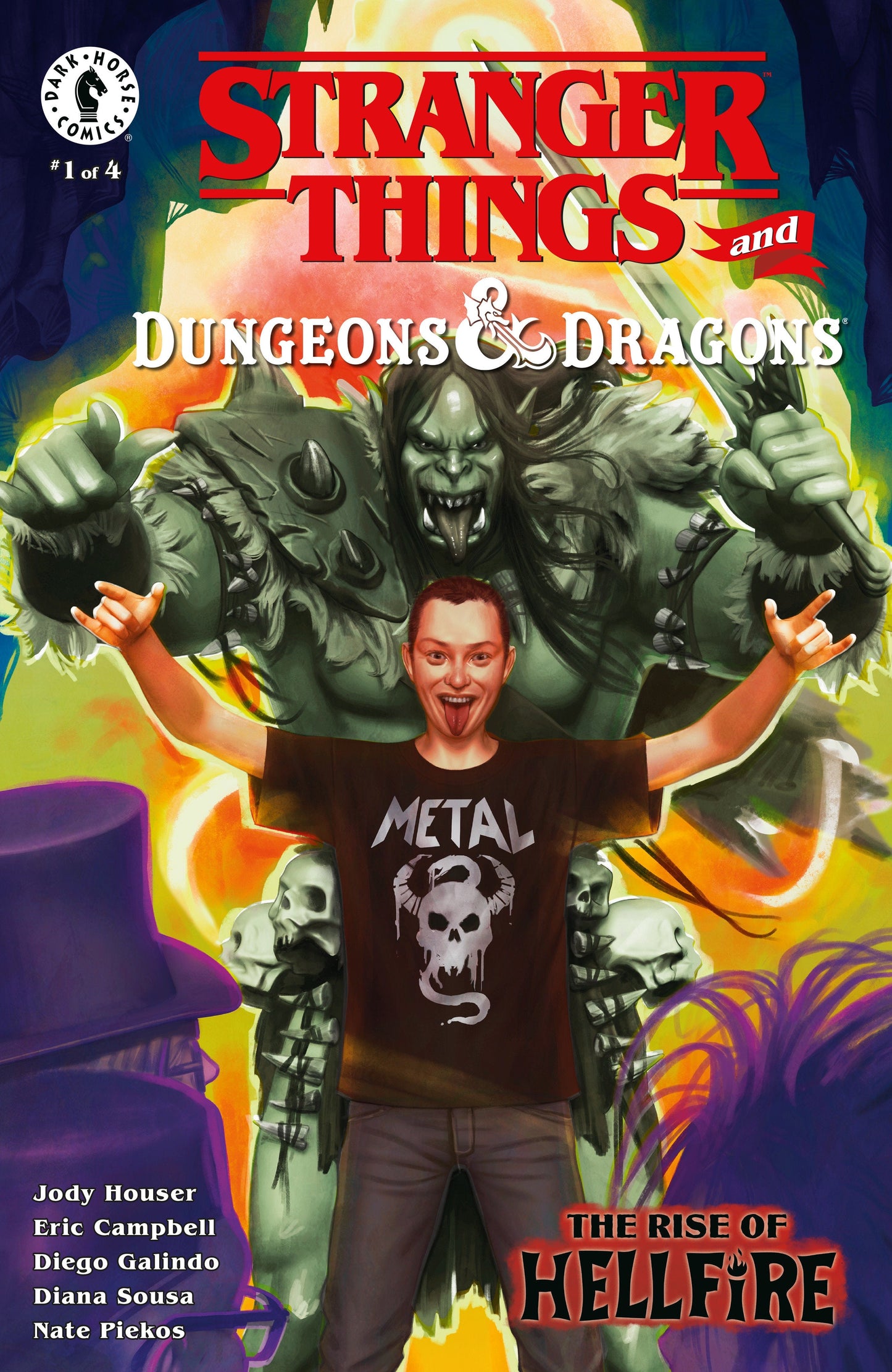 Stranger Things And Dungeons & Dragons: The Rise Of Hellfire Comic Bundle #3