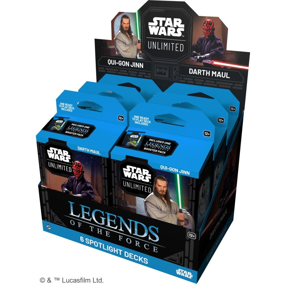 Star Wars: Unlimited - Legends Of The Force: Spotlight Decks