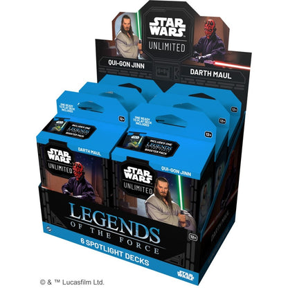Star Wars: Unlimited - Legends Of The Force: Spotlight Decks