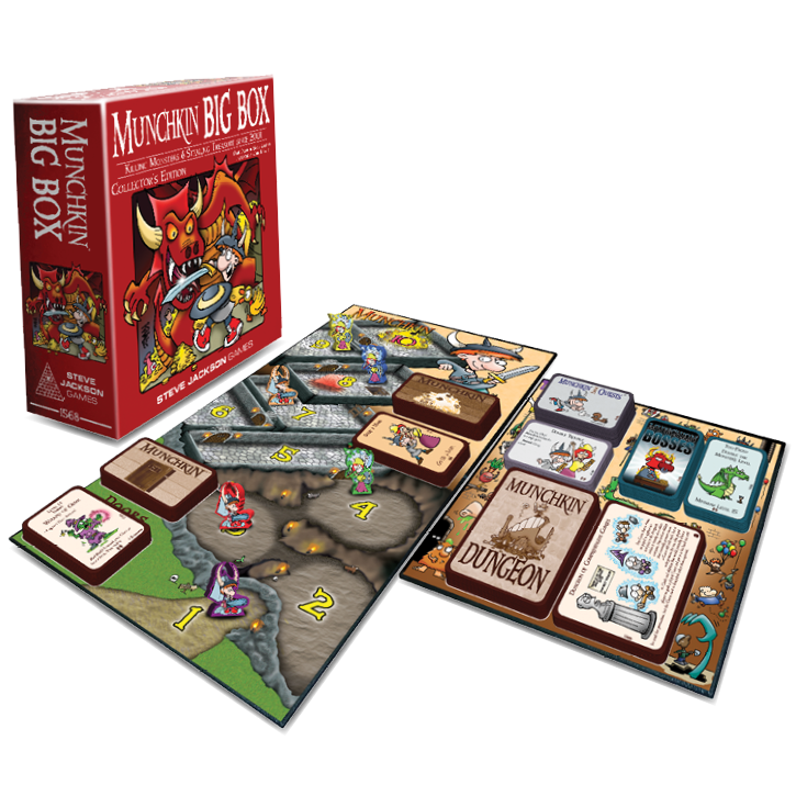 Steve Jackson Games - Munchkin Big Box Collector’s Edition