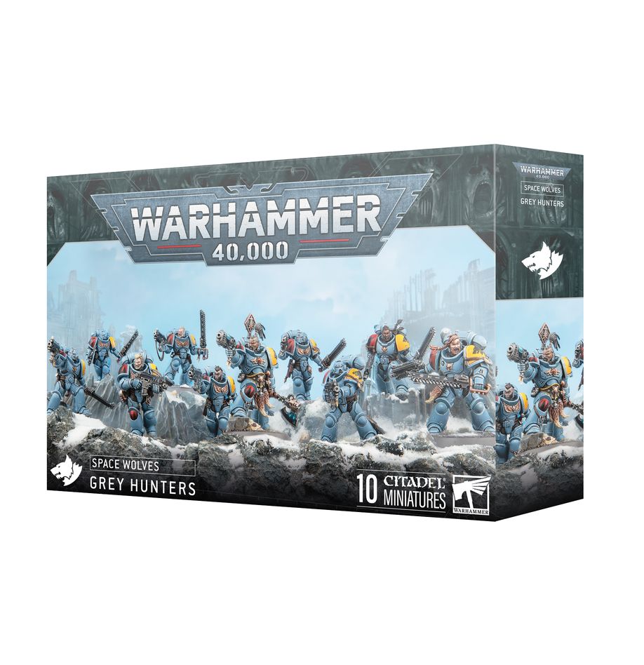 40K - Space Wolves, Grey Hunters
