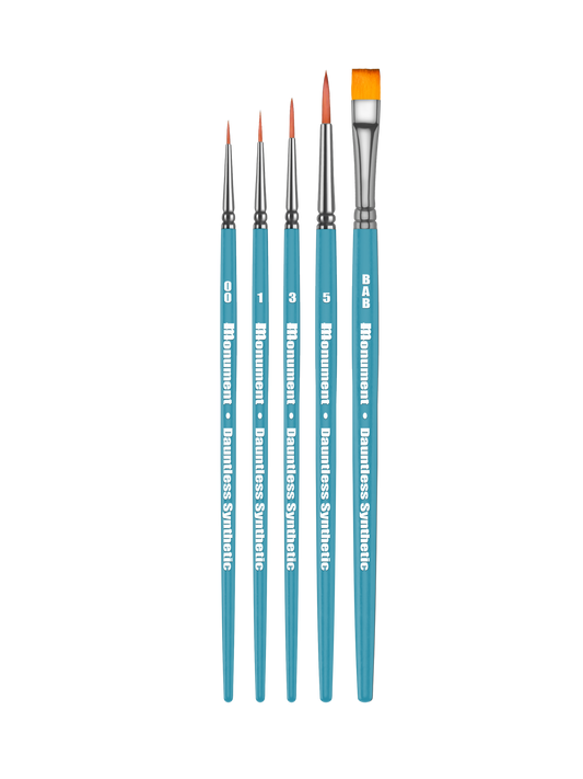 Monument Hobbies - Dauntless Synthetic Brush Set