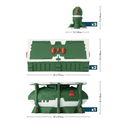 Battlefield in a Box - Scatter Terrain x6