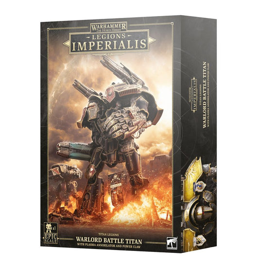 Horus Heresy - Legions Imperialis, Warlord Titan With Power Claw and Plasma Annihilator