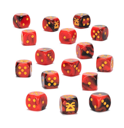 AOS - Dice Set, Blades of Khorne
