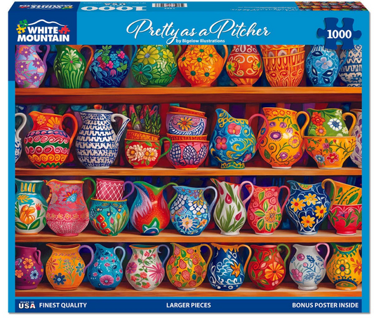 White Mountain Puzzles - Pretty as a Pitcher