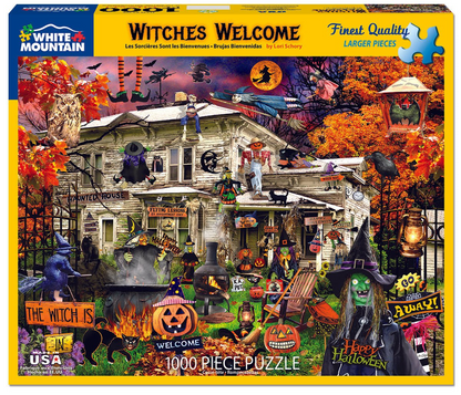 White Mountain Puzzles - Witches Welcome
