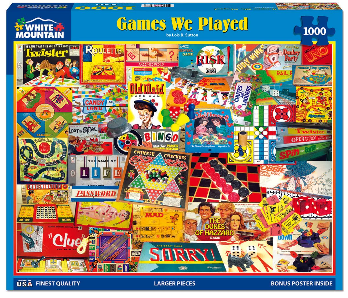 White Mountain Puzzles - Games We Played